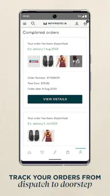 Myprotein android App screenshot 1